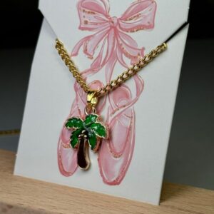 Palm Tree Chain Necklace 🌴