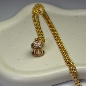 Butterfly Cage Chain Necklace 🦋